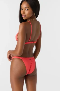Saltwater Solids Rib Seaside Triangle Top