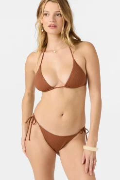 Saltwater Solids Rib Venice Triangle Top