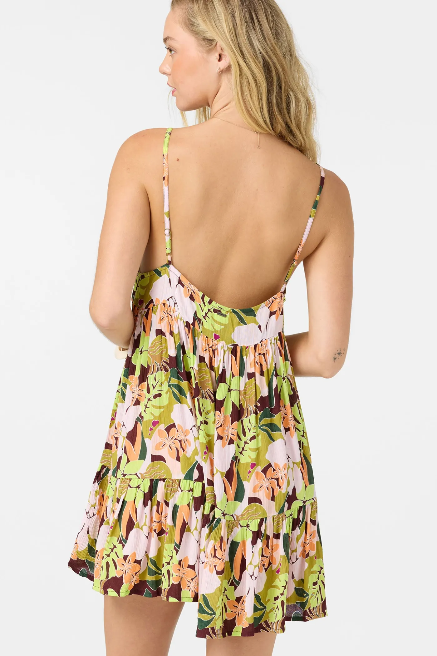 Saltwater Solids Rilee Printed Mini Cover-Up