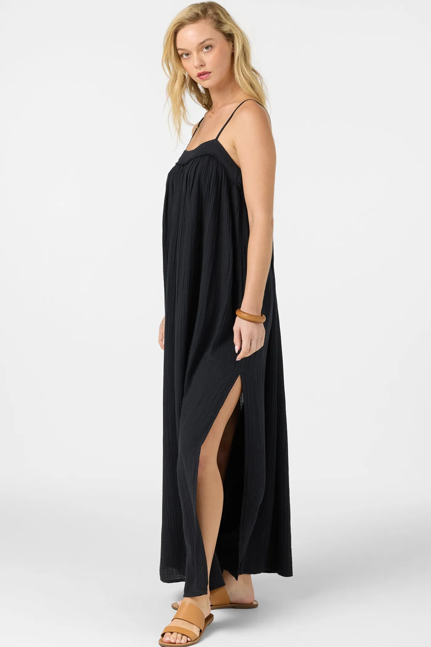 Saltwater Solids Sai Maxi Cover-Up Dress