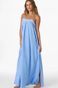 Saltwater Solids Sai Maxi Cover-Up Dress