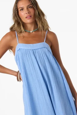 Saltwater Solids Sai Maxi Cover-Up Dress