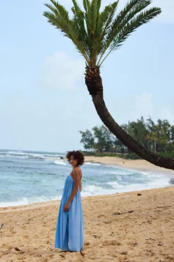 Saltwater Solids Sai Maxi Cover-Up Dress