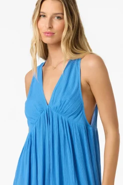 Saltwater Solids Teddy Mini Cover-Up Dress