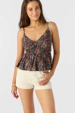Shalah Ditsy Sleeveless Top