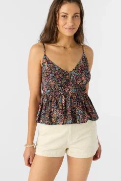 Shalah Ditsy Sleeveless Top