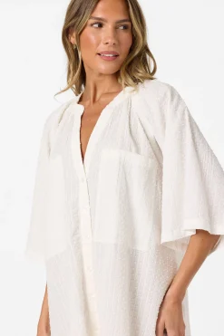 Shay Cover-Up Shirt Dress