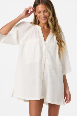 Shay Cover-Up Shirt Dress