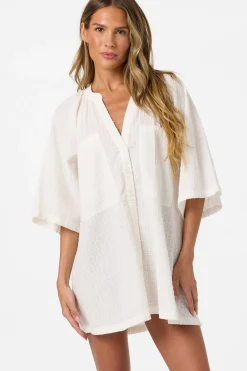 Shay Cover-Up Shirt Dress