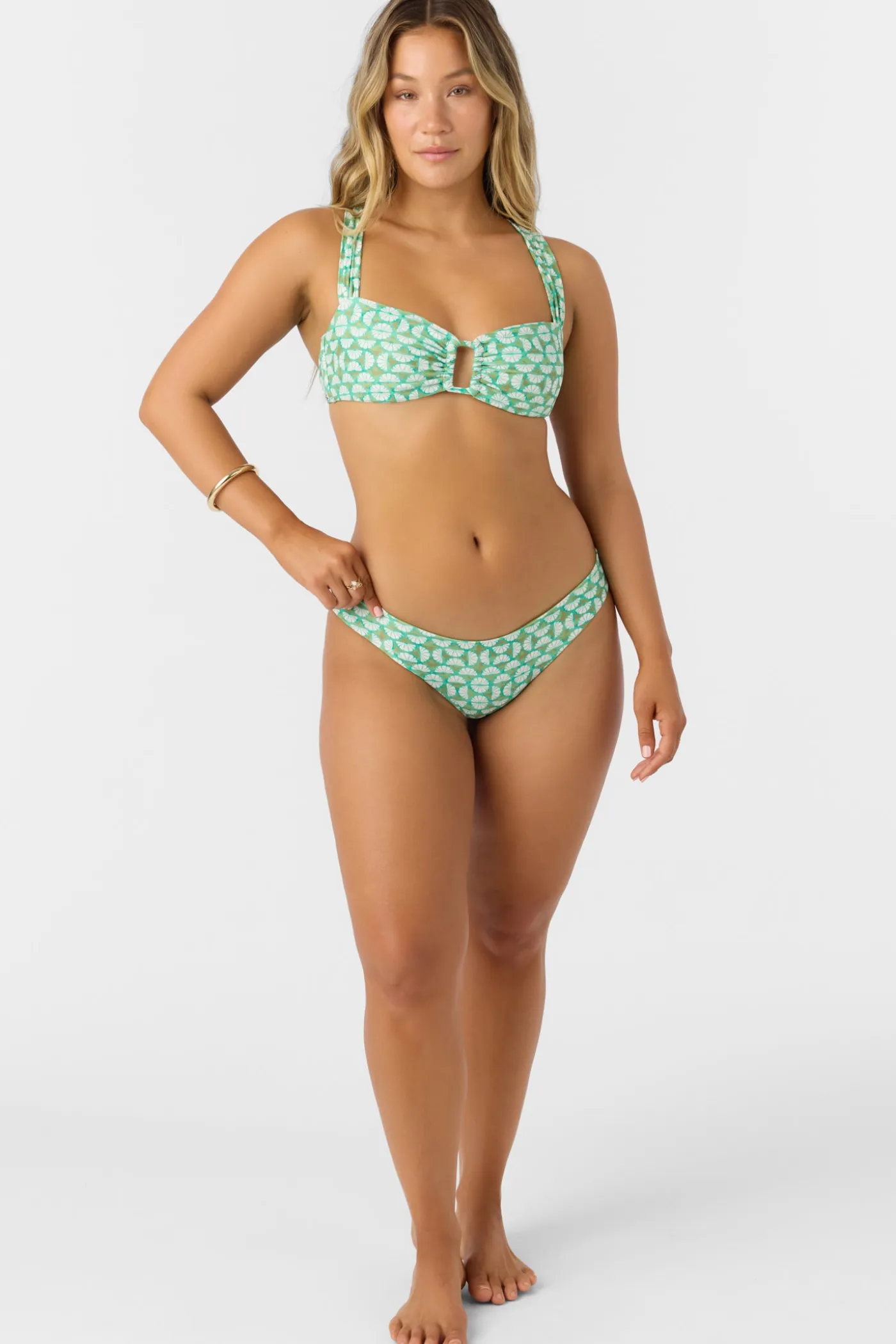 Shell Abstract Blue Lagoon Full Bottoms