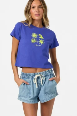 Shell Star Fitted Tee