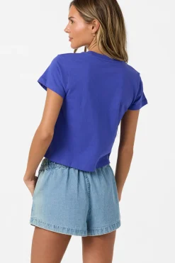 Shell Star Fitted Tee