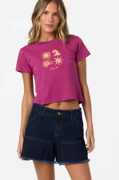 Shell Star Fitted Tee