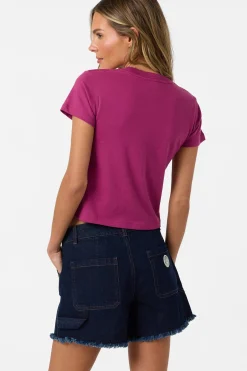 Shell Star Fitted Tee