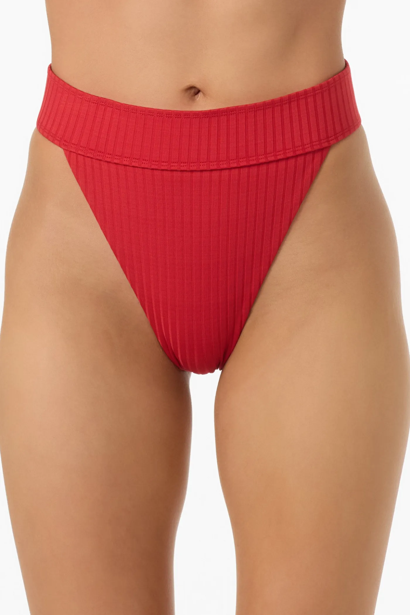 Shorebreak Rib Santa Barbara High Rise Cheeky Bottoms