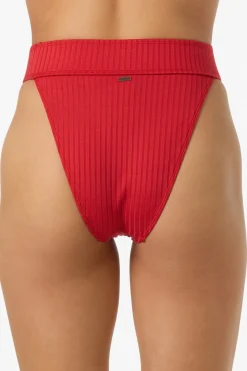 Shorebreak Rib Santa Barbara High Rise Cheeky Bottoms