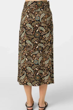 Sunni Rosalia Paisley Midi Skirt