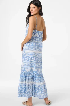Tasmin Abstract Midi Dress
