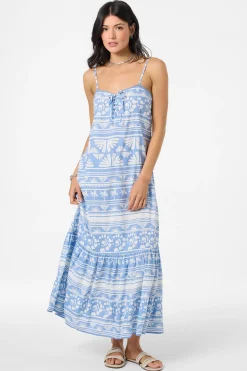 Tasmin Abstract Midi Dress