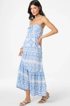 Tasmin Abstract Midi Dress