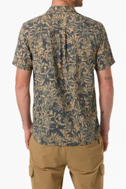 TRVLR Perforated Printed Standard Fit Shirt