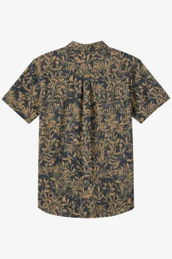TRVLR Perforated Printed Standard Fit Shirt