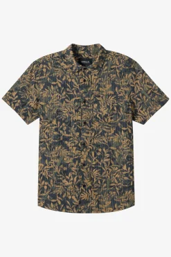 TRVLR Perforated Printed Standard Fit Shirt