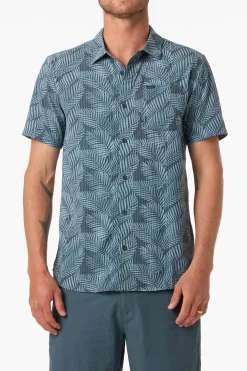 TRVLR Perforated Printed Standard Fit Shirt