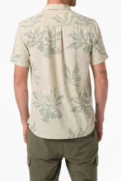 TRVLR Perforated Printed Standard Fit Shirt