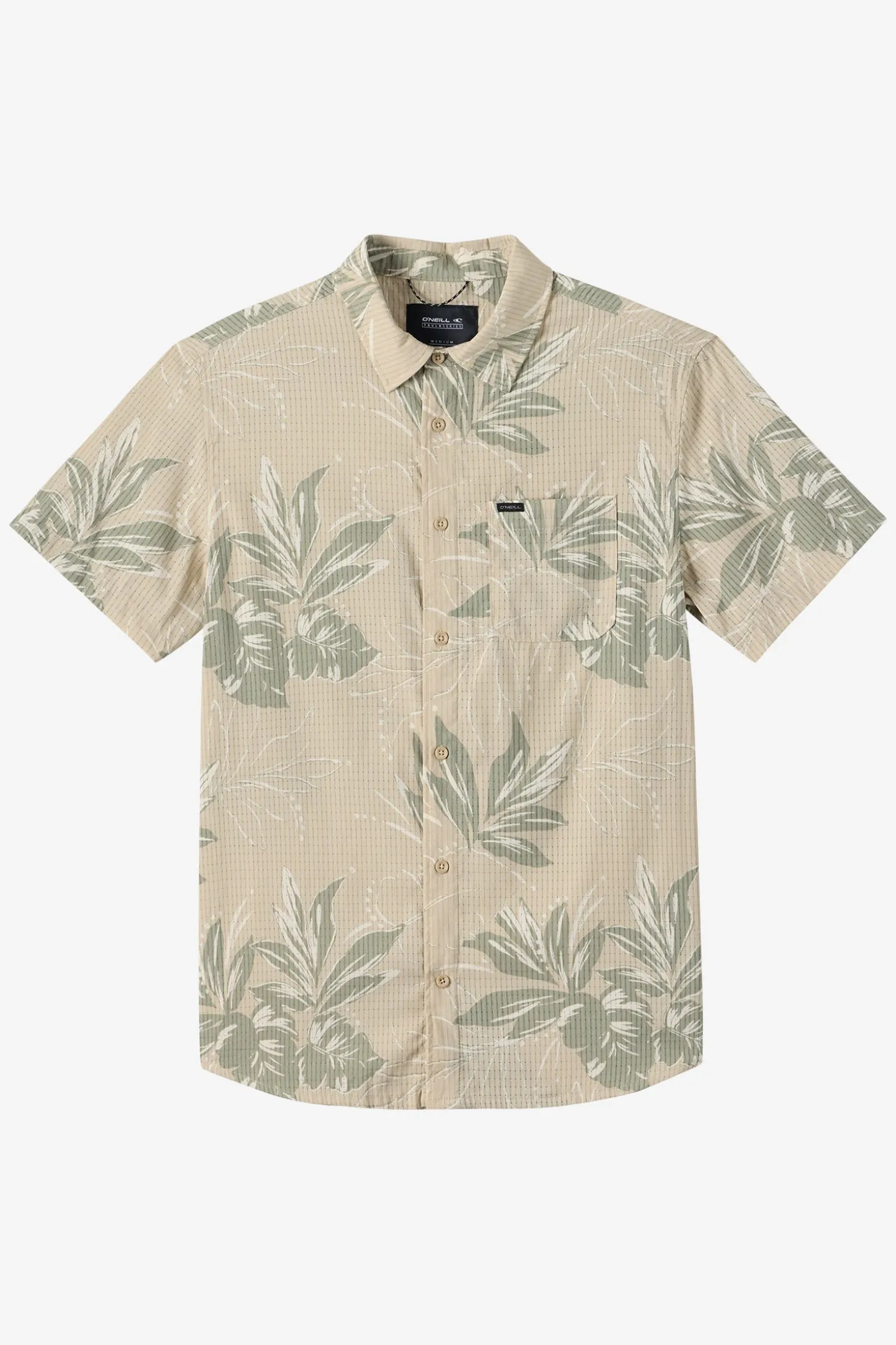 TRVLR Perforated Printed Standard Fit Shirt