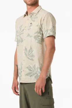 TRVLR Perforated Printed Standard Fit Shirt