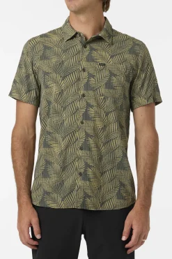 TRVLR Perforated Printed Standard Fit Shirt