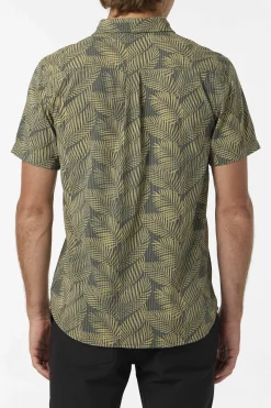 TRVLR Perforated Printed Standard Fit Shirt