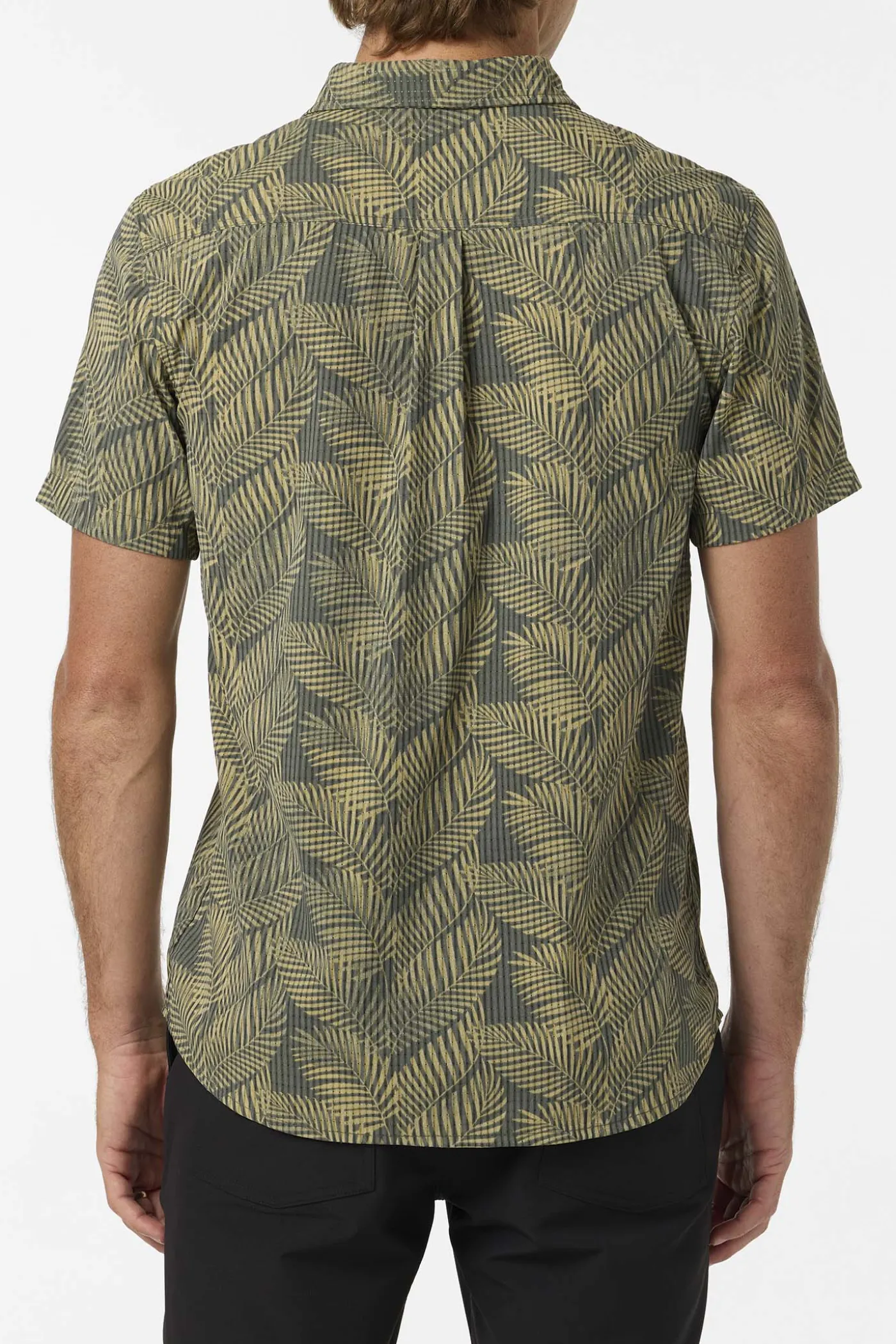 TRVLR Perforated Printed Standard Fit Shirt