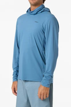 TRVLR UPF Elevated Hooded Long Sleeve Pullover
