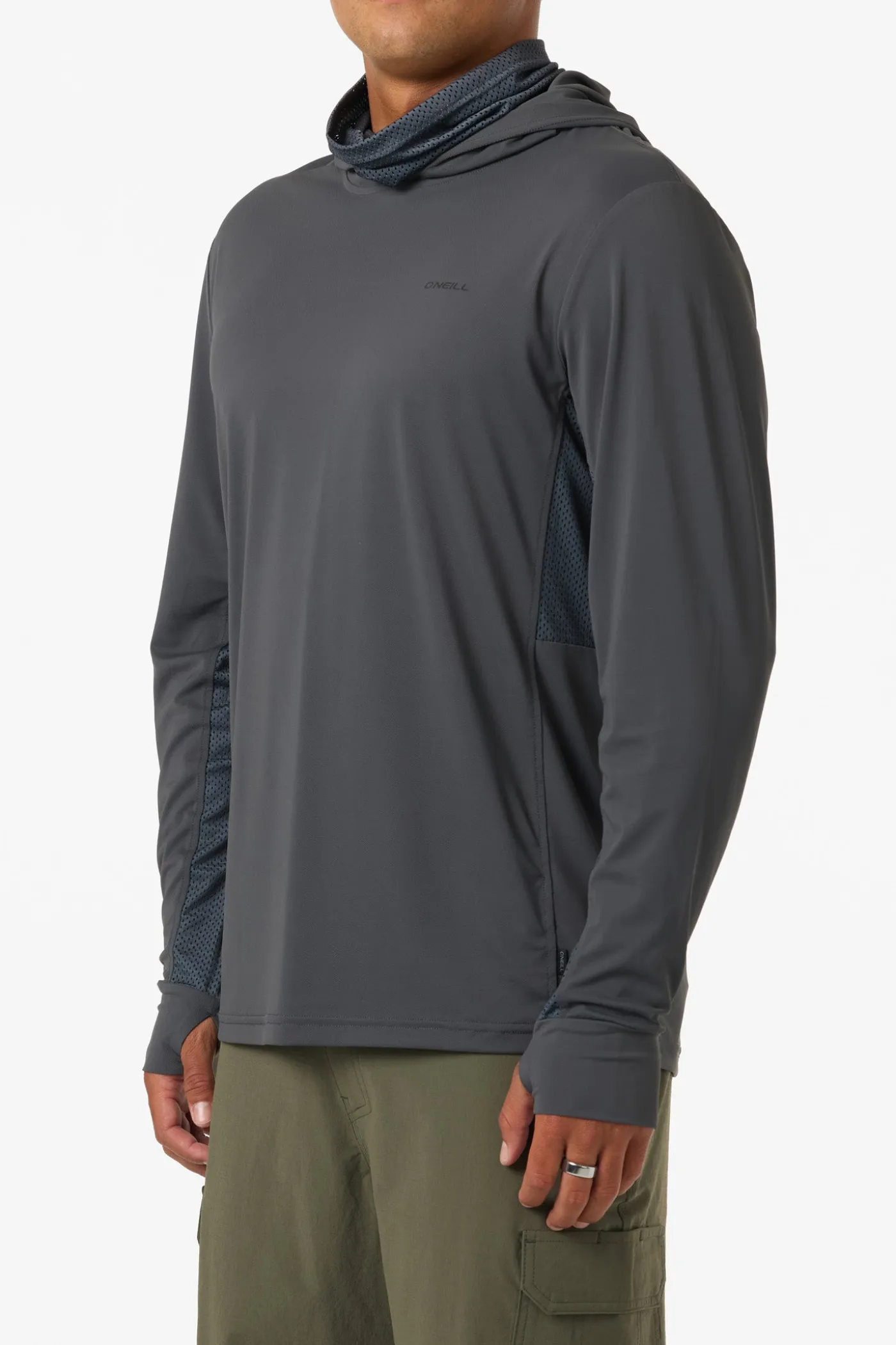 TRVLR UPF Elevated Hooded Long Sleeve Pullover