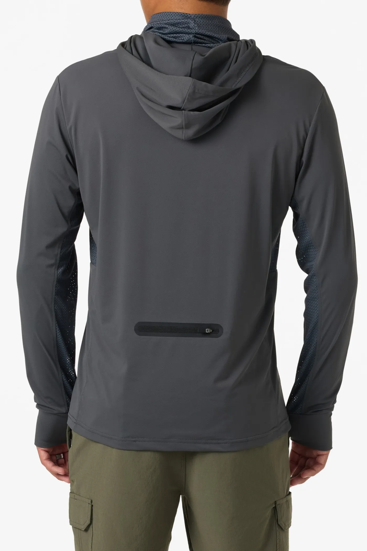 TRVLR UPF Elevated Hooded Long Sleeve Pullover