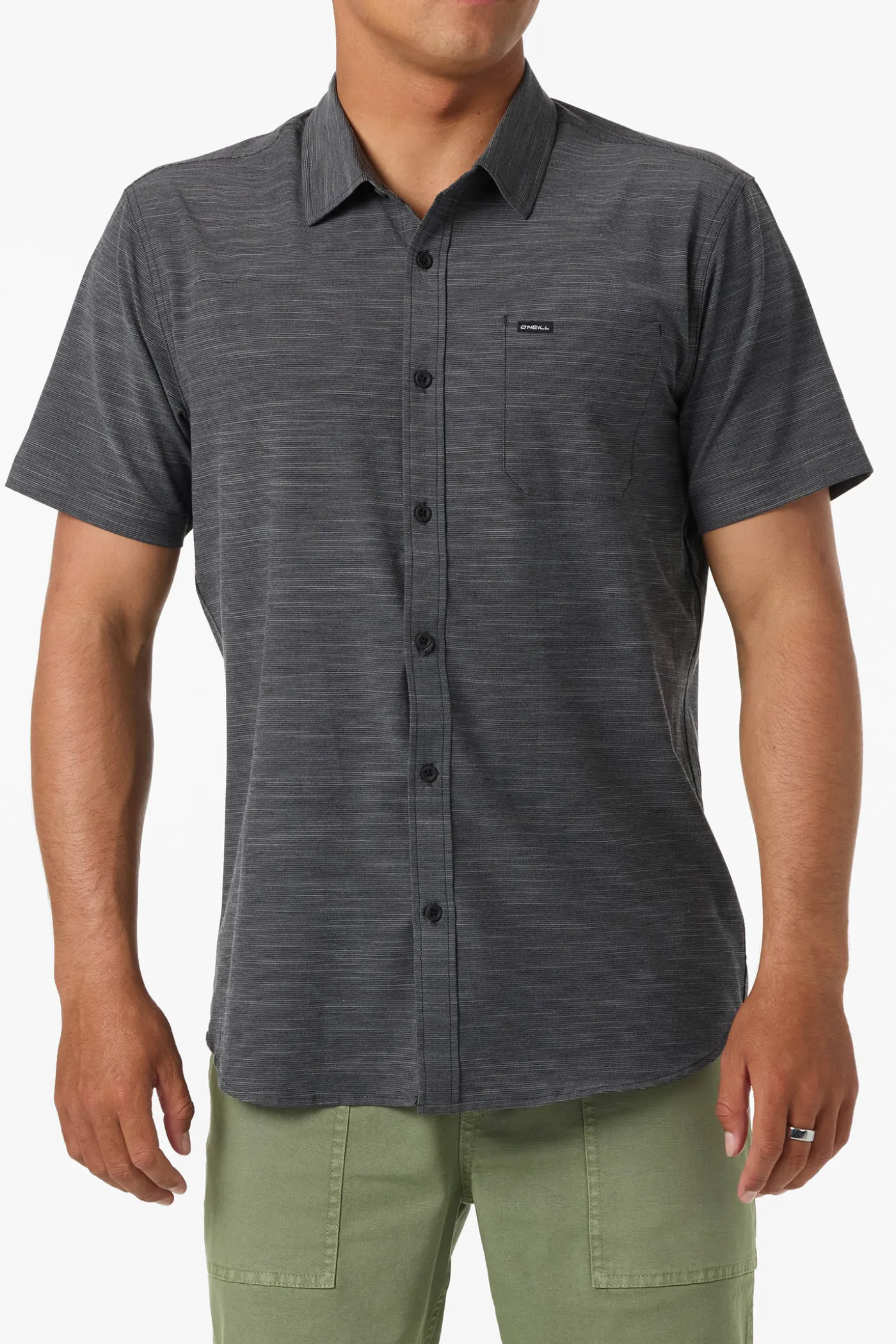 UPF Slub Solid Standard Fit Shirt
