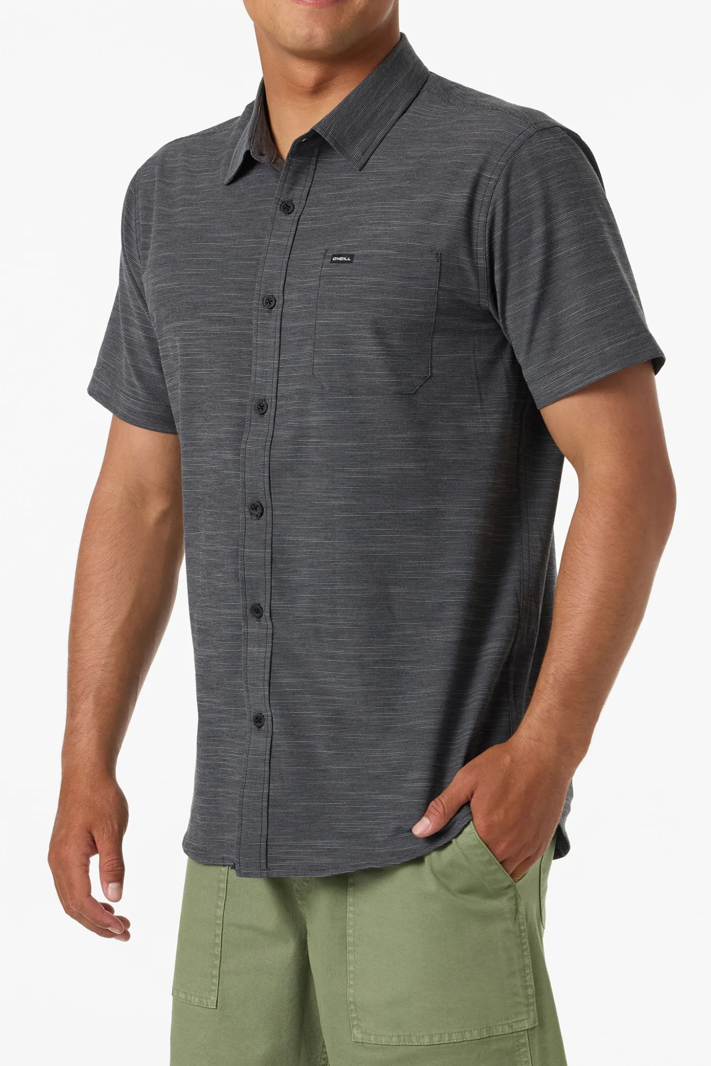 UPF Slub Solid Standard Fit Shirt