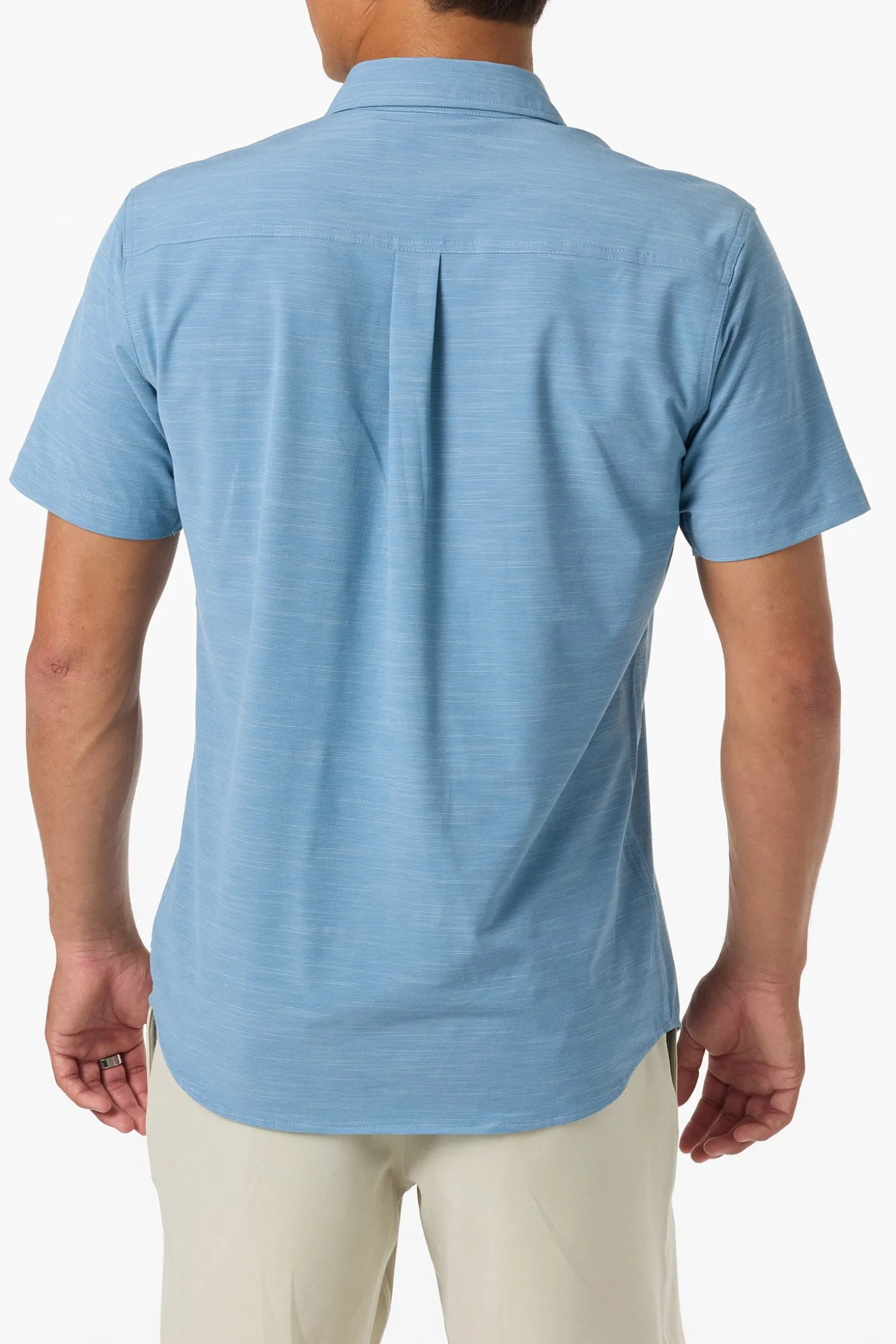 UPF Slub Solid Standard Fit Shirt
