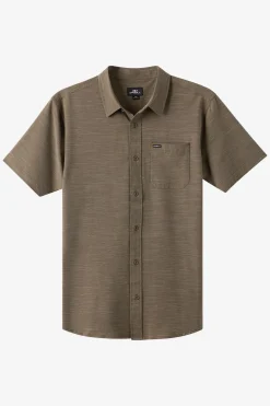UPF Slub Solid Standard Fit Shirt
