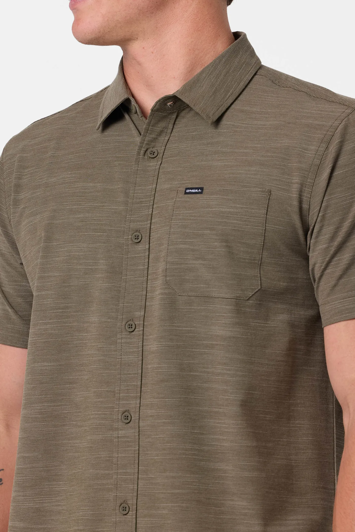 UPF Slub Solid Standard Fit Shirt