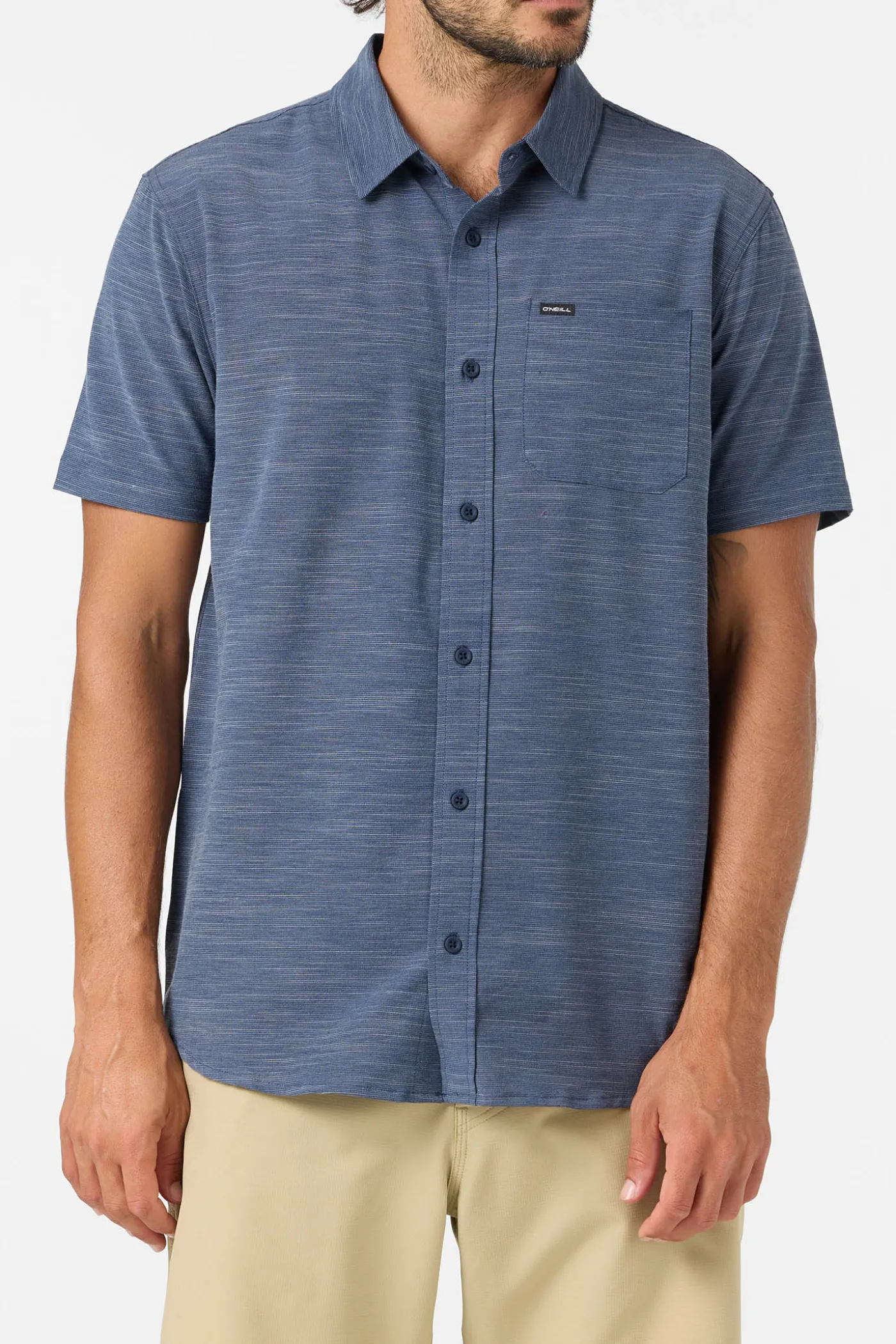 UPF Slub Solid Standard Fit Shirt
