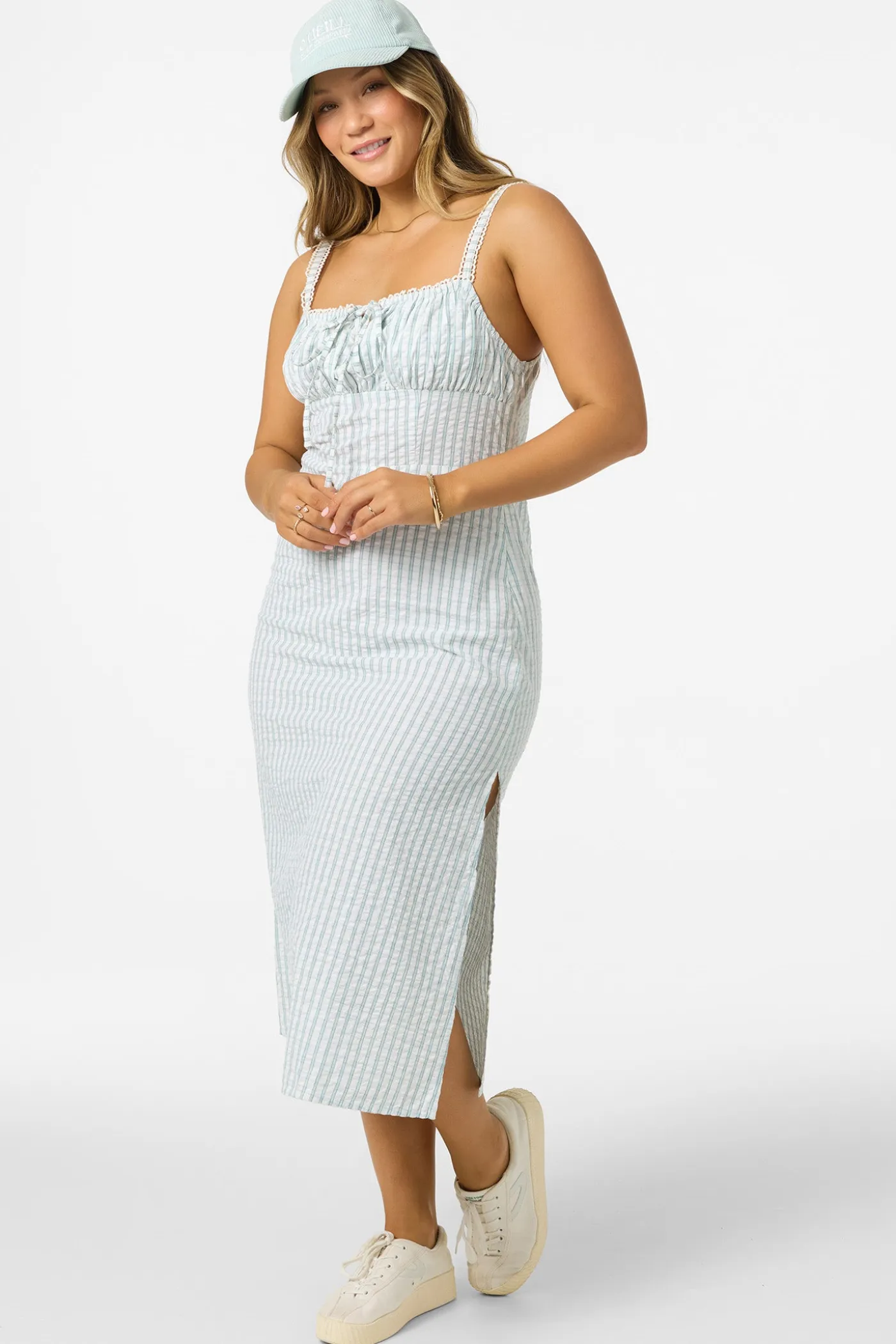 Wiley Plaid Dress Midi Dress