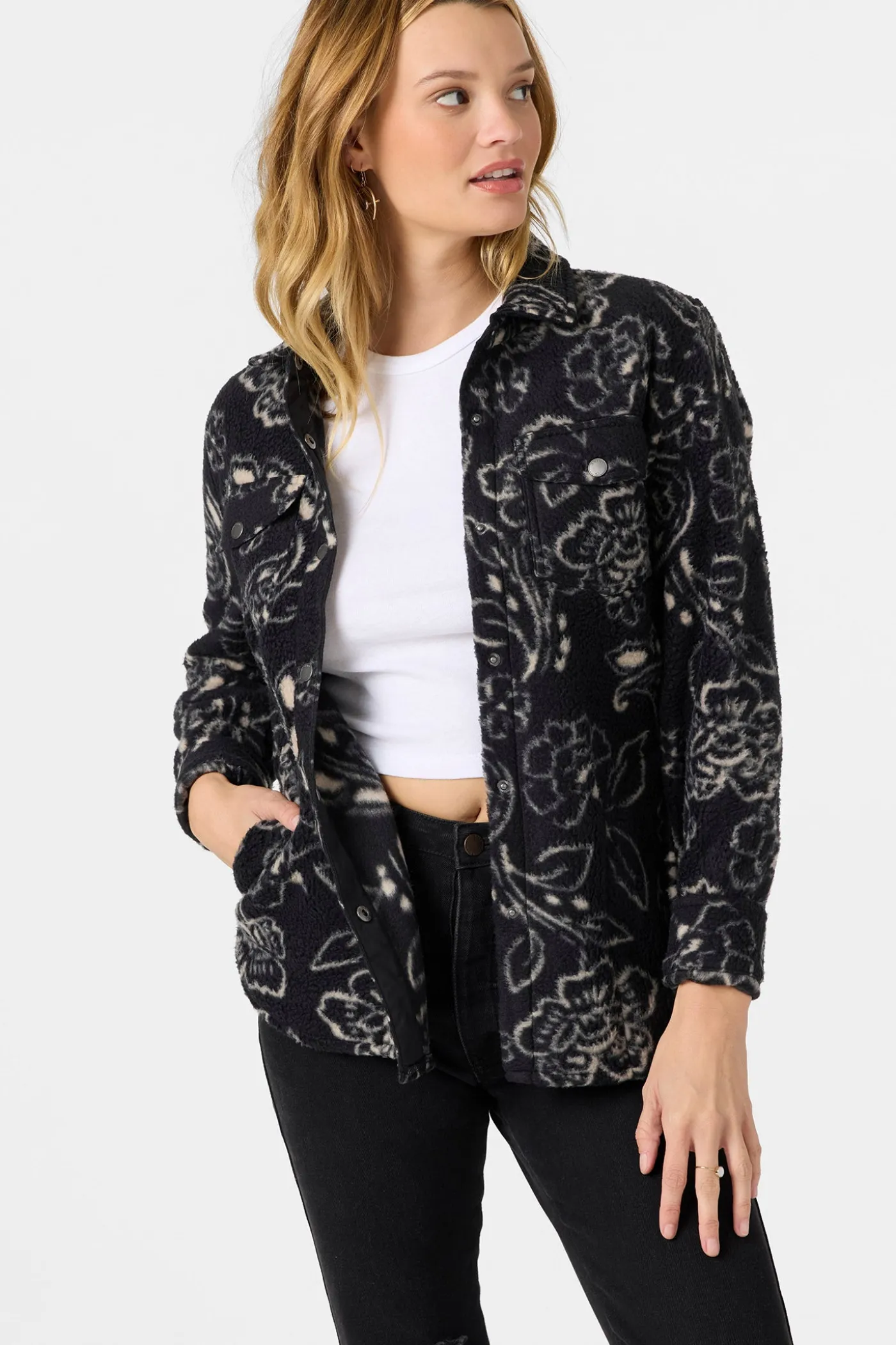 Zuma High Pile Long Sleeve Top