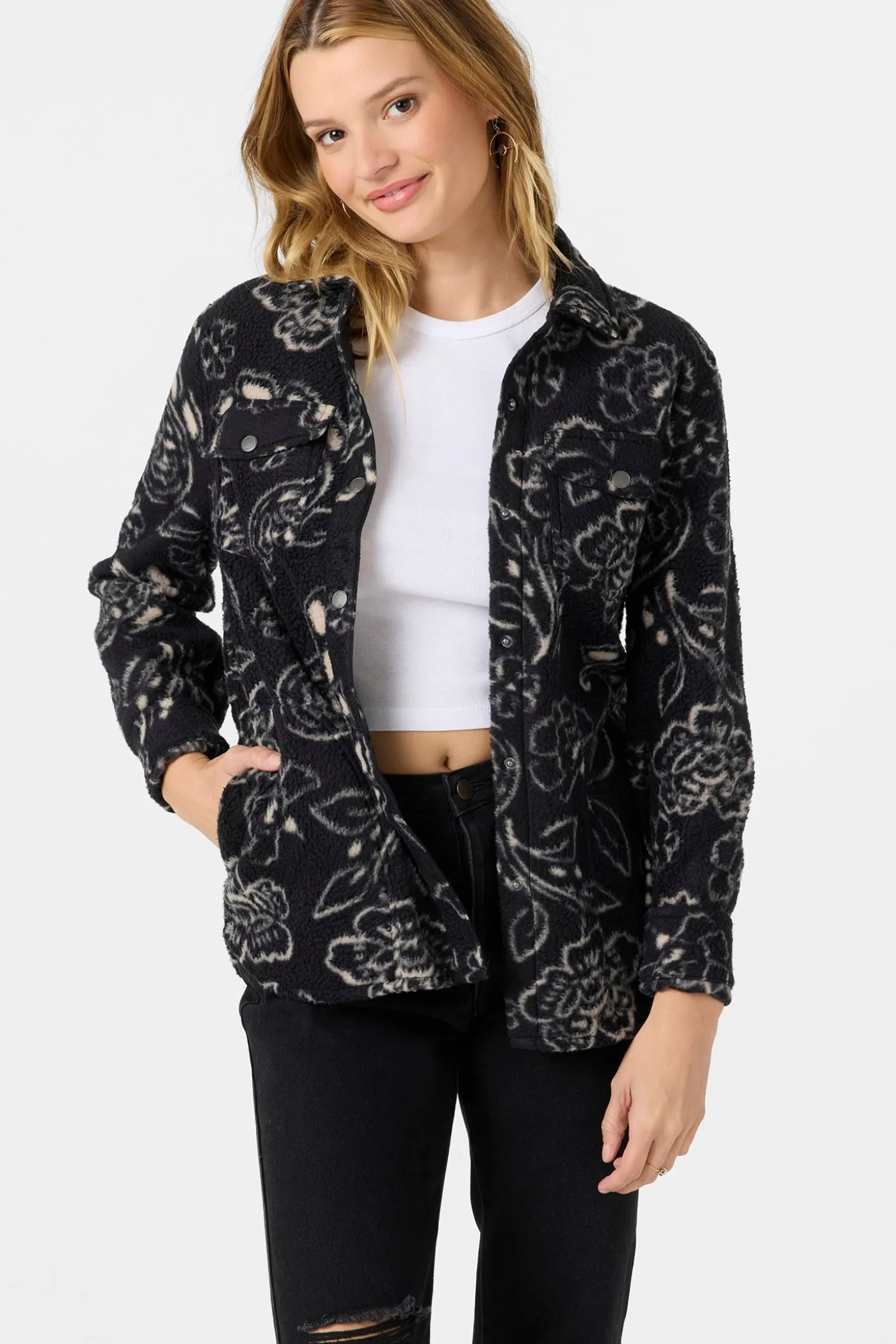 Zuma High Pile Long Sleeve Top